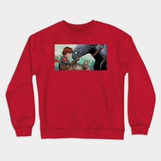 Hiccup and Toothless Friendship Crewneck Sweatshirt